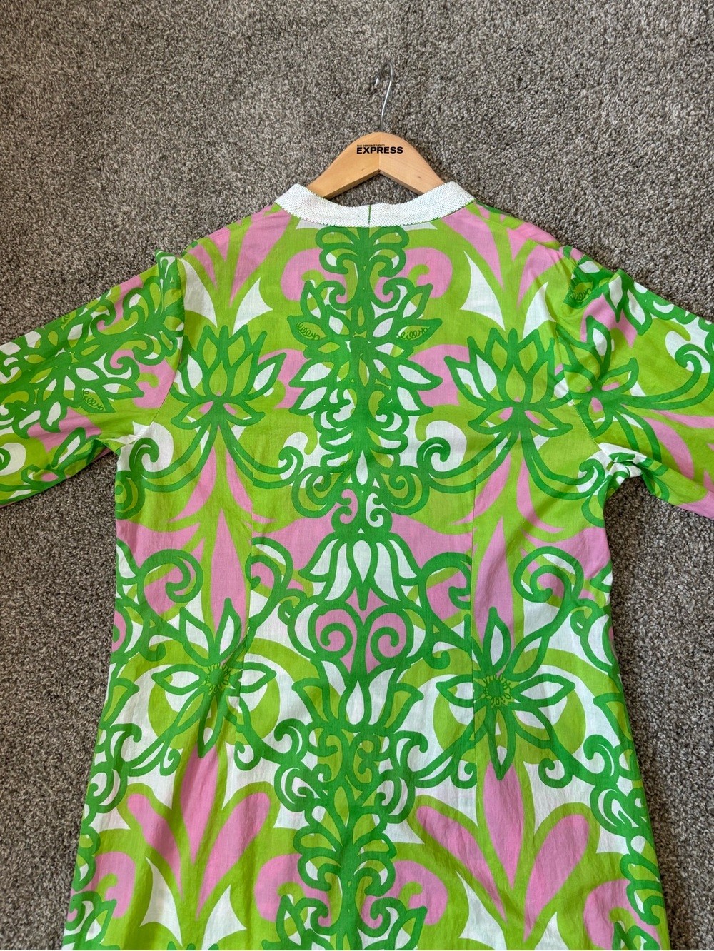 Rare HTF Vintage Lilly Pulitzer Colebrook Caftan XL - Picture 7 of 14